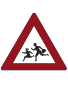 waarschuwingsbord kinderen