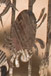 a detail of a microbe chair