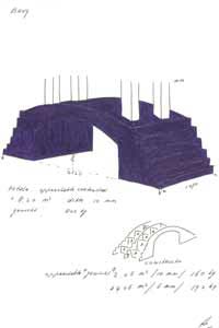 tekening brug