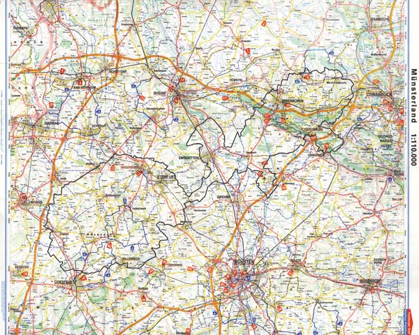 map of munsterland 