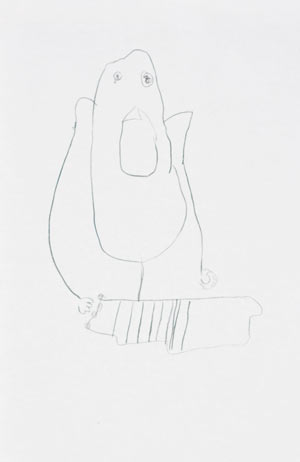 tekening van een van de kinderen uit klas vso-zml-1