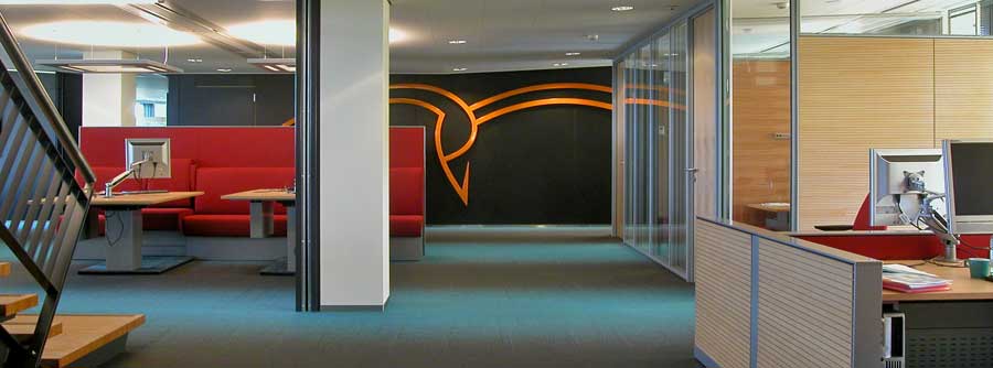 het reliëf in het nieuwe interieur, © André Boone