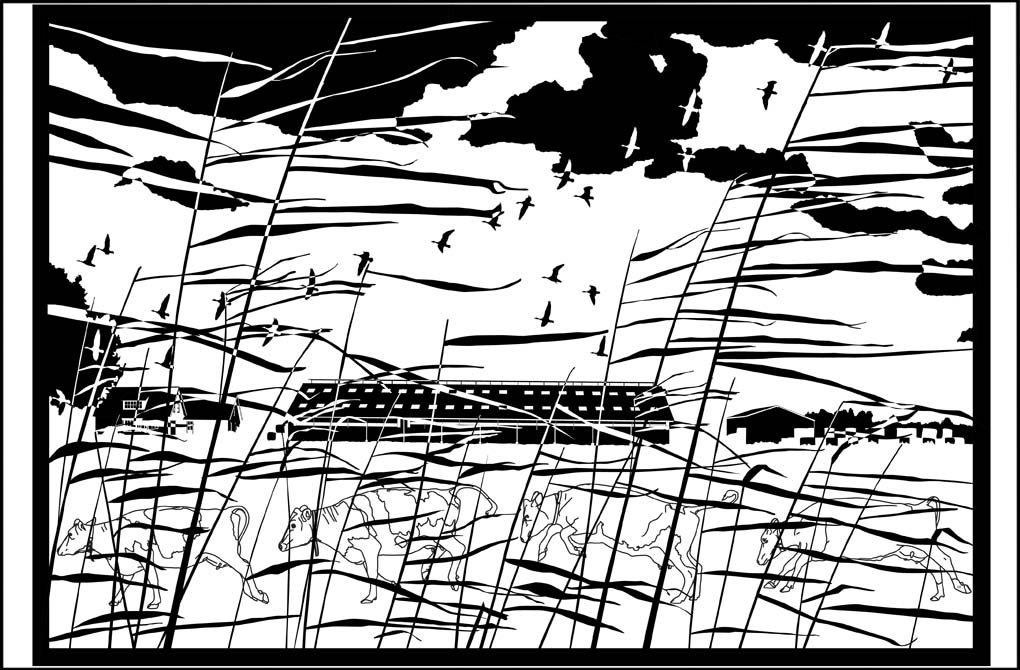 drawing of my studio